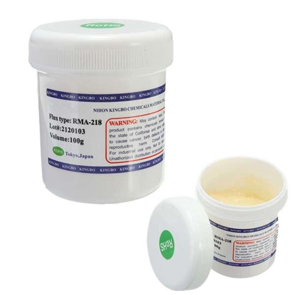 Kingbo 100g RMA-218 BGA Solder Flux Paste for SMT Reballing Repair