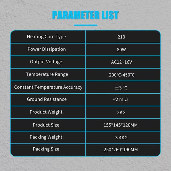 Forward BE01 Blue Engineer Precise Temperature Control Soldering Iron
