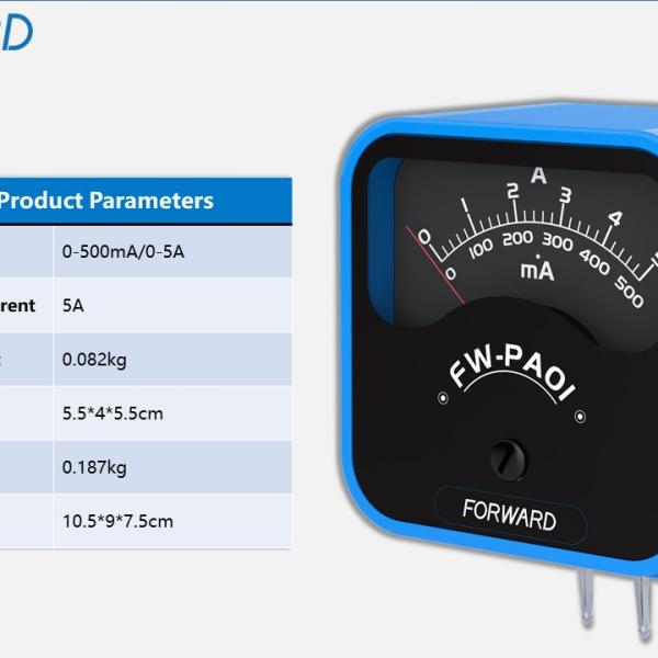 Forward PA01 Precision Pointer Ammeter