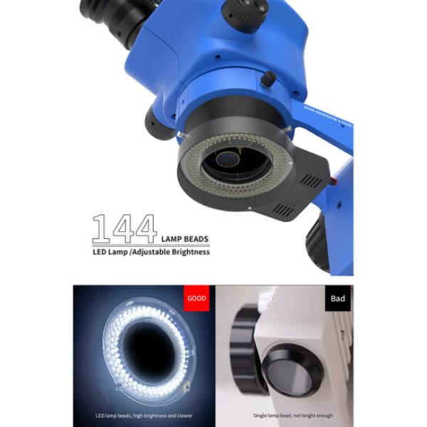 Forward FW-7050-TM Trinocular Stereo Microscope 7X-50X Zoom with CTV Camera & LED Light | Gsm Bazaar