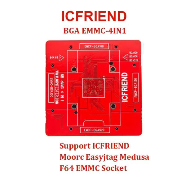 Icfriend UFS & eMMC Socket PCB – 297, 2-in-1, 5-in-1, 153 F64, 254 & 4-in-1 Models