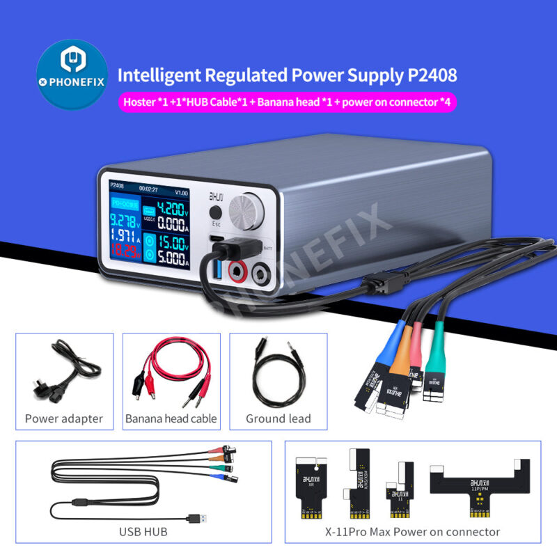 Aixun P2408 Powerful Intelligent Regulated Power Supply X-12Pro Max Power on connector