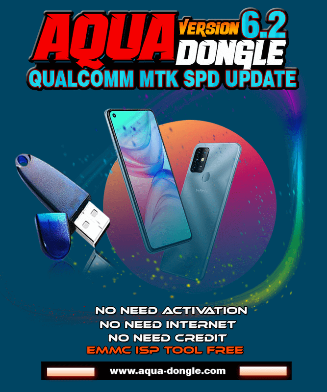 AQUA Dongle A.I.O Module V6.2 Exclusive Qualcomm MTK SPD Update Realesed