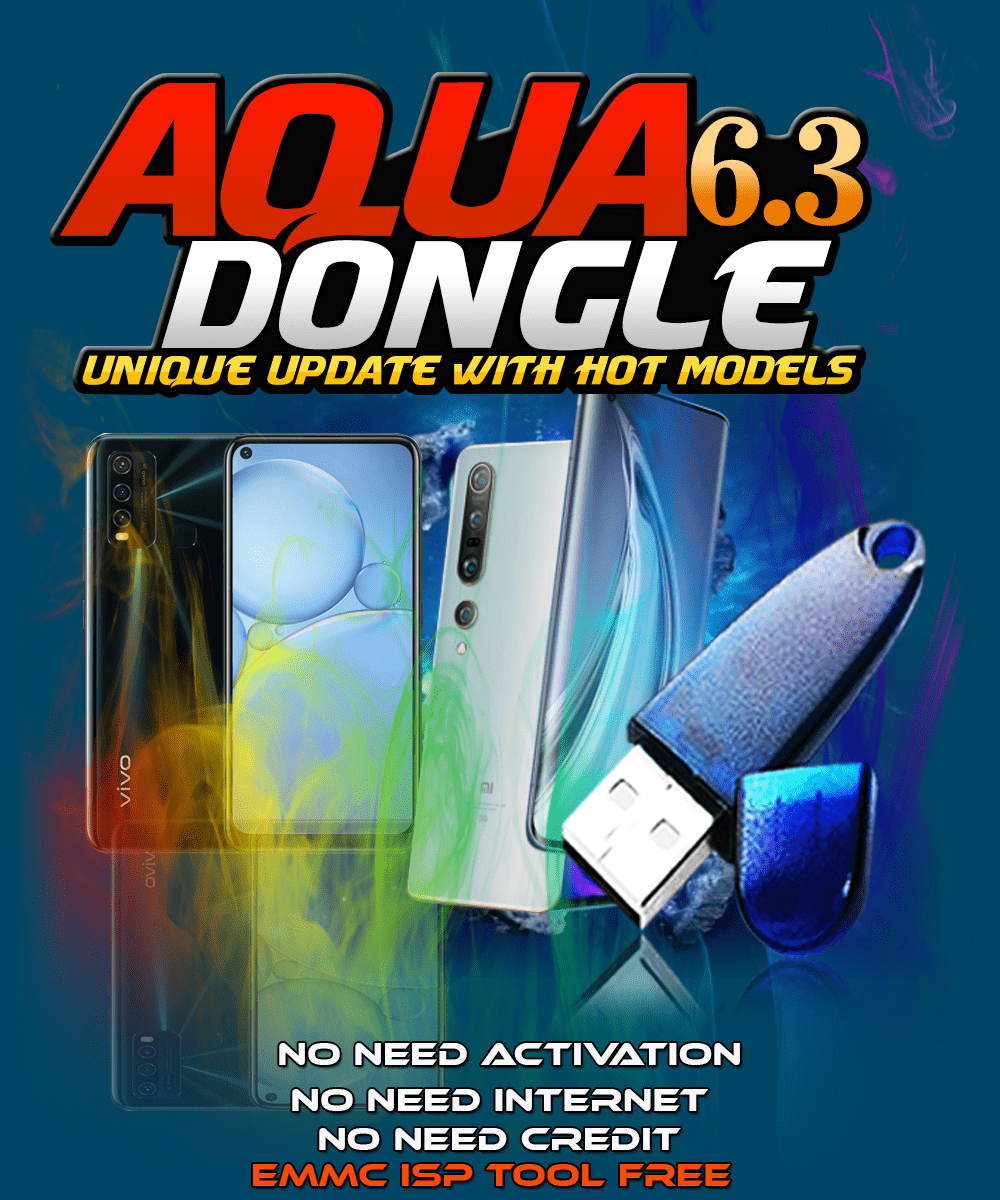 AQUA Dongle A.I.O Module V6.3 Exclusive MTK SPD Qualcomm Update